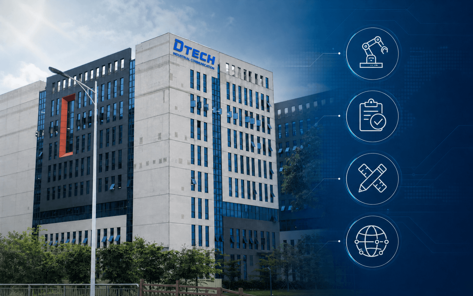 DTECH manufacturing and industrial communication capability
